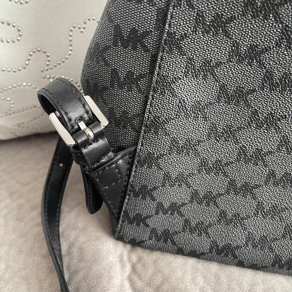 Black & Gray MK Backpack - Picture 5 of 6